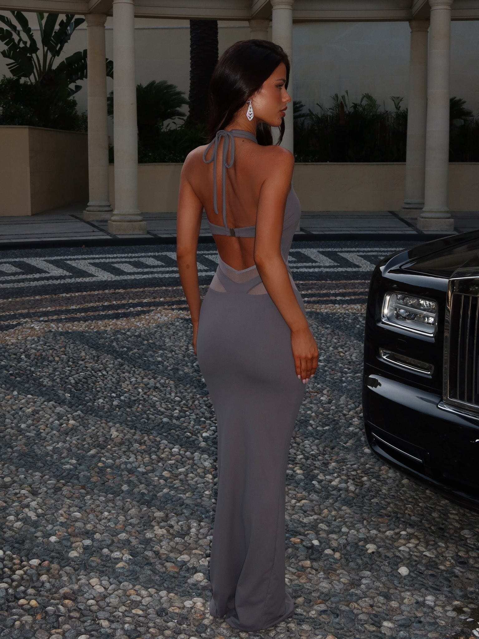 CAMPBELL MAXI DRESS GREY