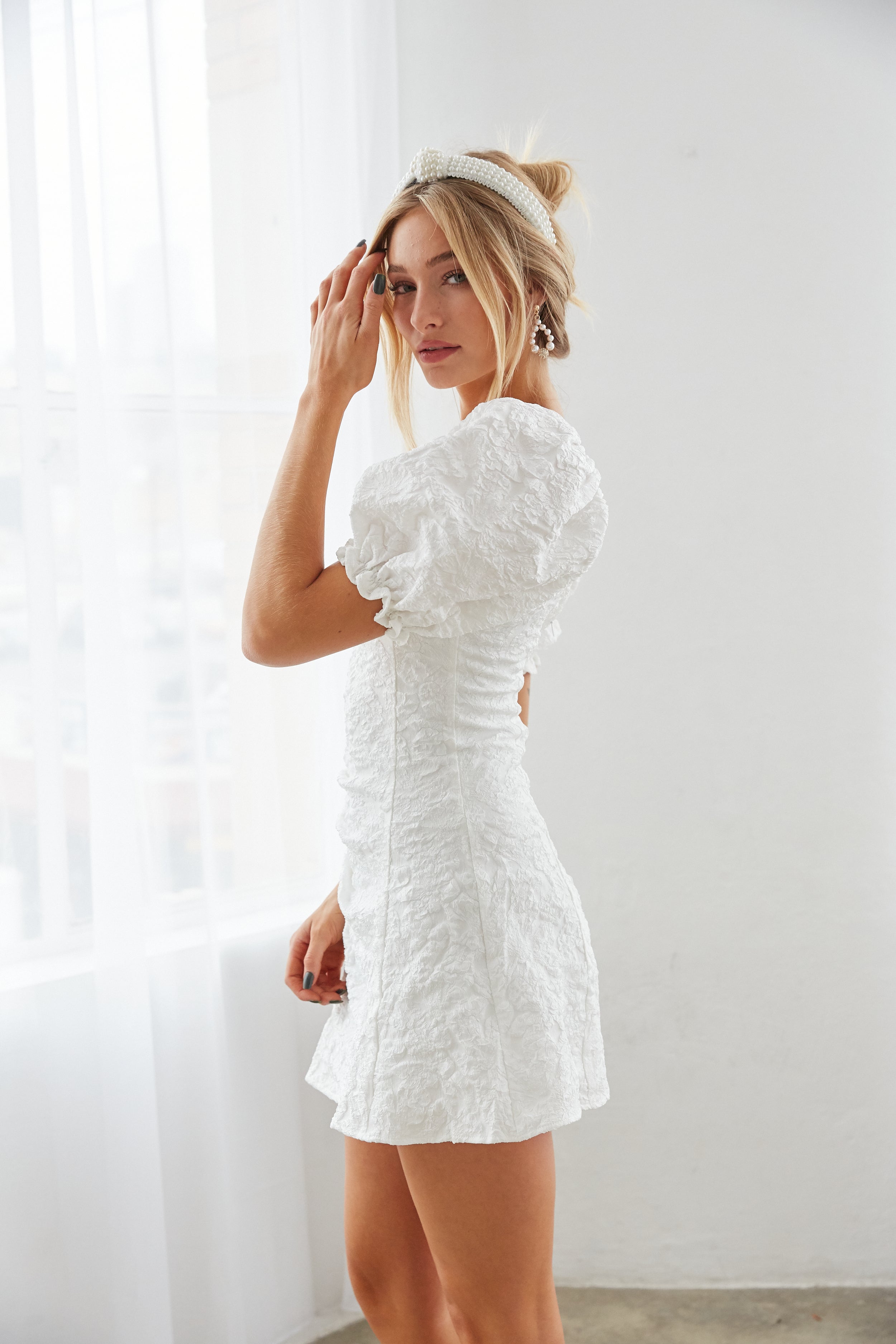 Emerson Puff Sleeve Mini Dress
