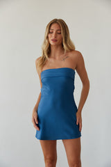 Josie Strapless Open Back Mini Dress