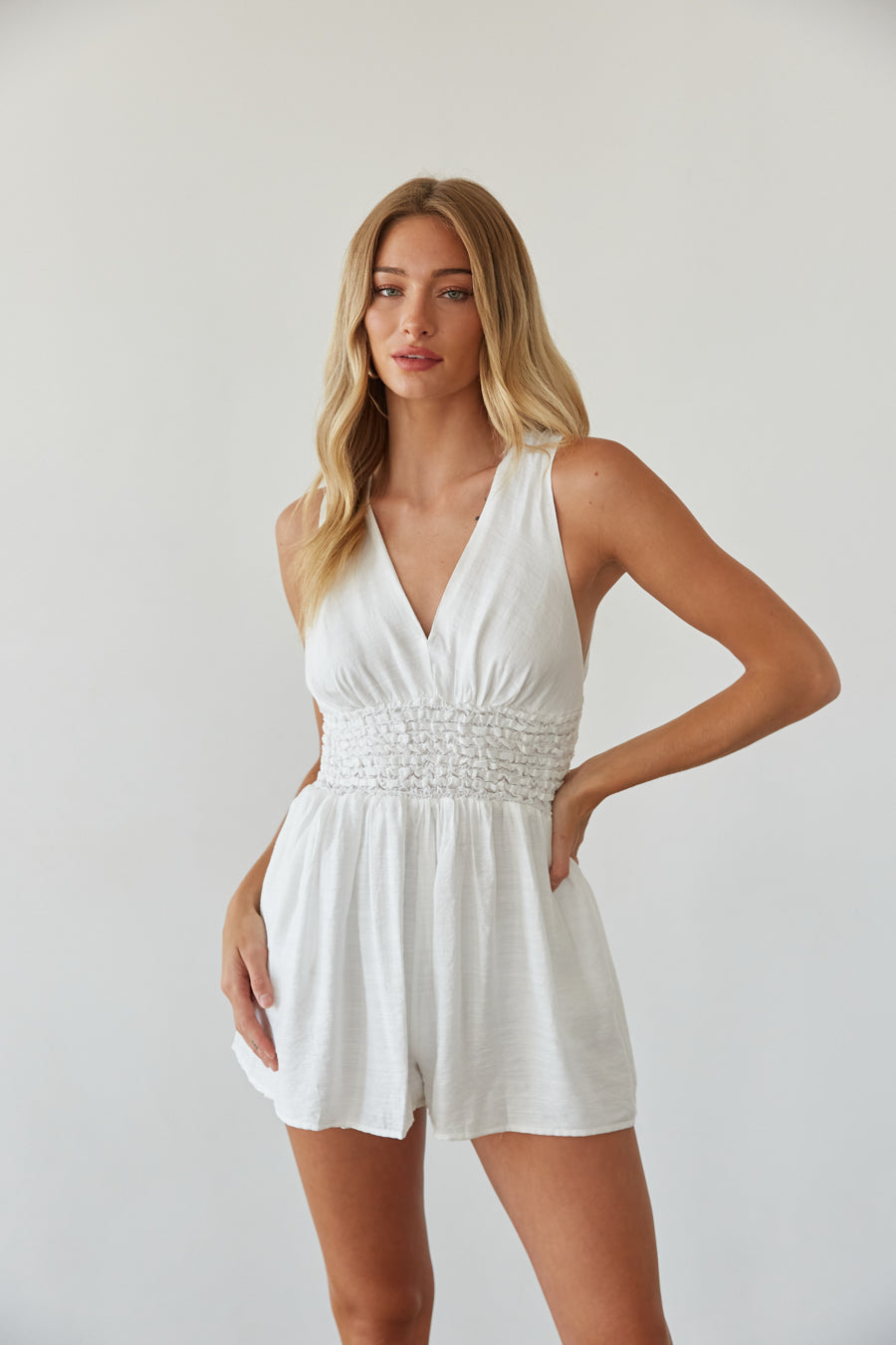 Skyla Tie Back Romper